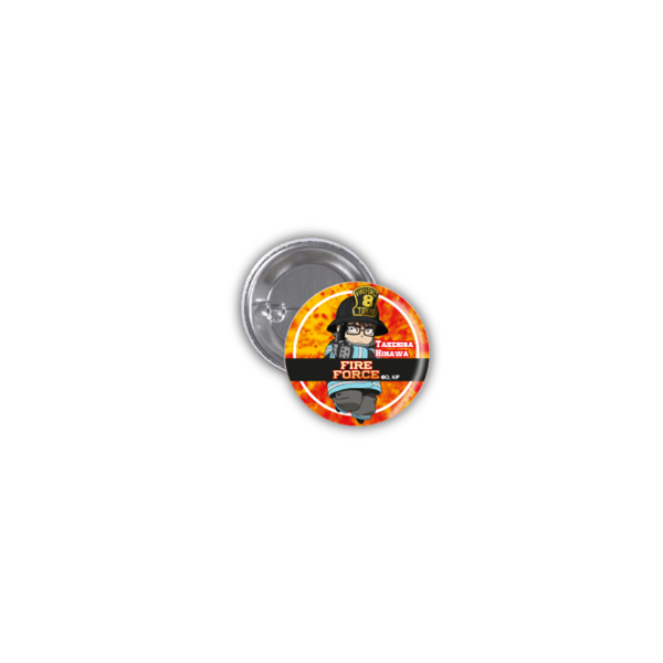 Fire Force - Button Takehisa Hinawa