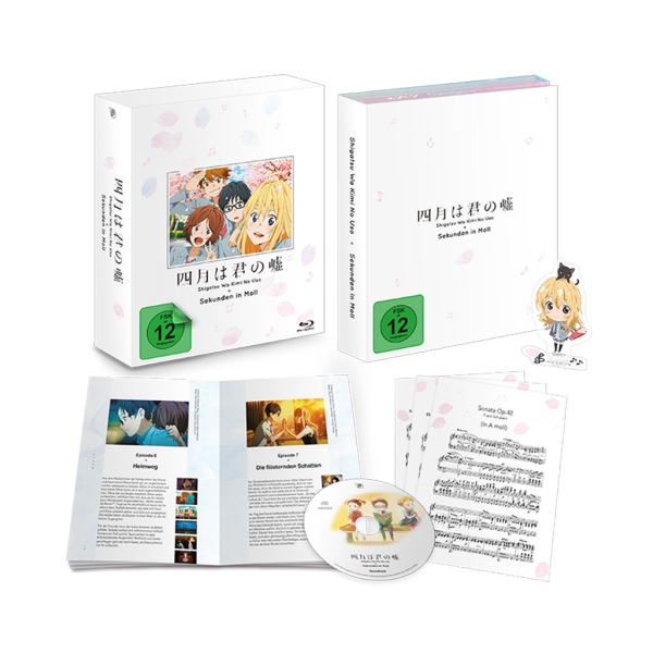 Shigatsu Wa Kimi No Uso - Sekunden in Moll - Komplettbox (Blu-ray)