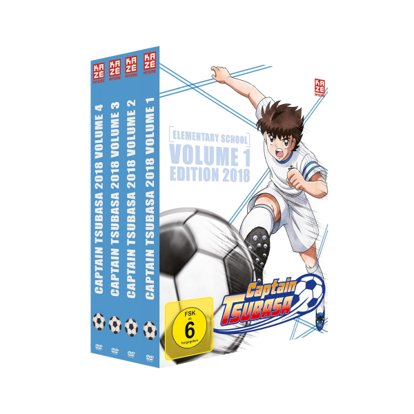 Captain Tsubasa 2018 - Gesamtausgabe - Bundle - Vol.1-4 (DVD)